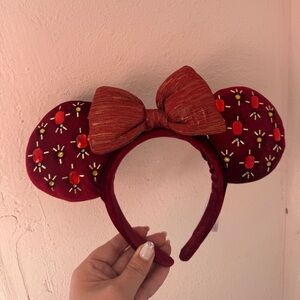 Red Velvet Minnie Ears
